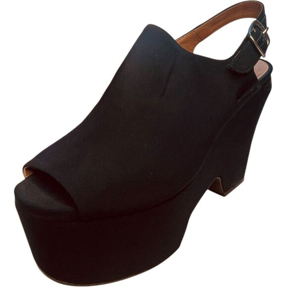 Dries Van Noten Satin Slingback Sandal - Picture 2 of 11